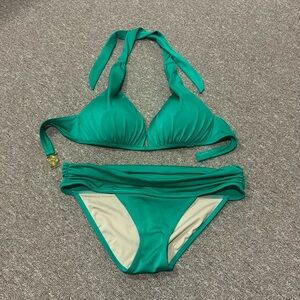 Emerald bathing suit
